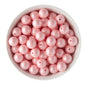 Silicone Round Beads 15mm Opal Soft Pink from Cara & Co Craft Supply