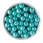 Silicone Round Beads 15mm Opal Turquoise from Cara & Co Craft Supply
