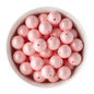 Silicone Round Beads 19mm Opal Soft Pink from Cara & Co Craft Supply