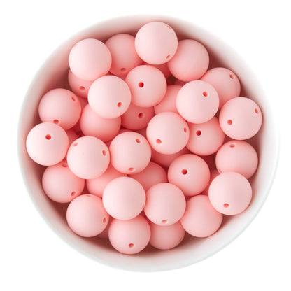 Silicone Round Beads Double Hole Rounds 19mm from Cara & Co Craft Supply