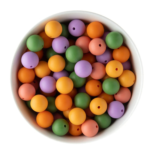 Silicone Round Beads Limited Edition 9mm from Cara & Co Craft Supply