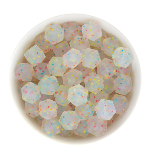 Silicone Round Beads Sprinkle Rounds 14mm from Cara & Co Craft Supply