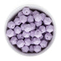 Silicone Shape Beads Icosahedron 14mm Lilac from Cara & Co Craft Supply