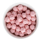 Silicone Shape Beads Icosahedron 14mm Soft Pink from Cara & Co Craft Supply