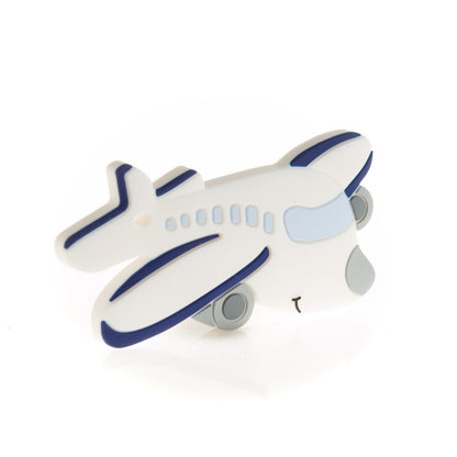Silicone Teethers and Pendants Airplanes Midnight Blue from Cara & Co Craft Supply