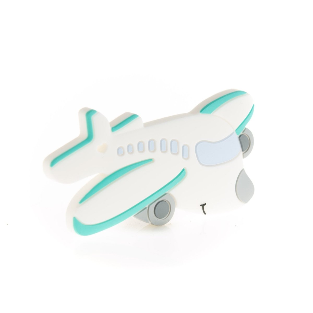 Silicone Teethers and Pendants Airplanes Turquoise from Cara & Co Craft Supply