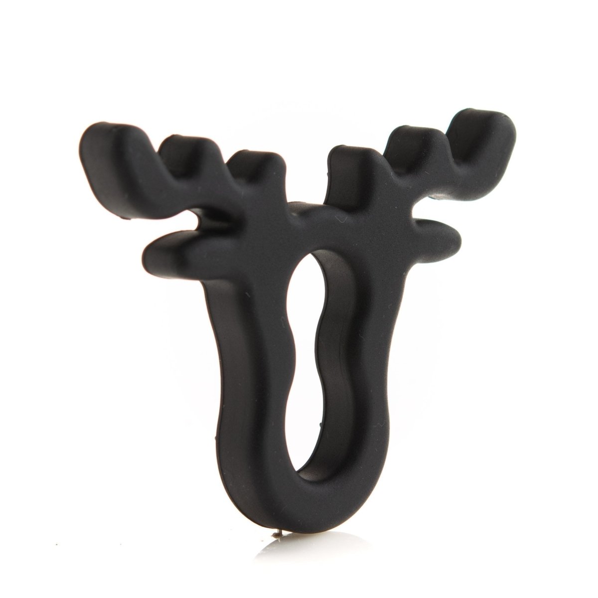 Silicone Teethers and Pendants Antlers Black from Cara & Co Craft Supply