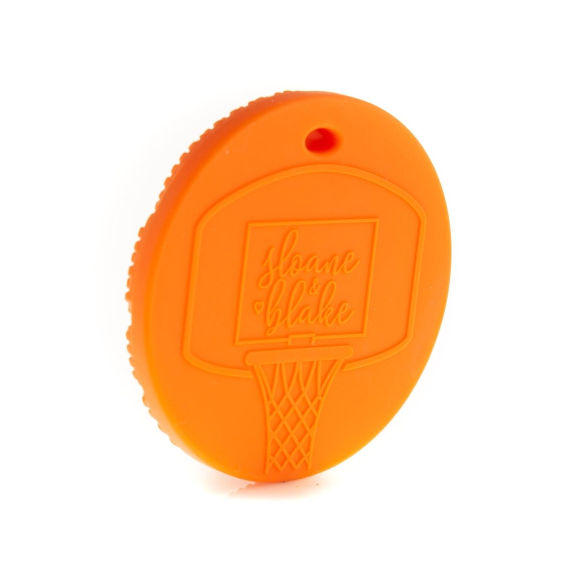 Silicone Teethers and Pendants Basketballs from Cara & Co Craft Supply