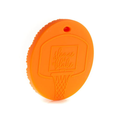 Silicone Teethers and Pendants Basketballs from Cara & Co Craft Supply