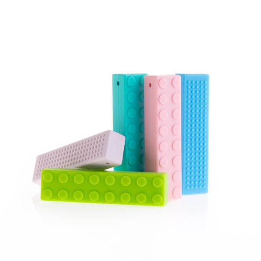 Silicone Teethers and Pendants Blocks Chartreuse Green from Cara & Co Craft Supply
