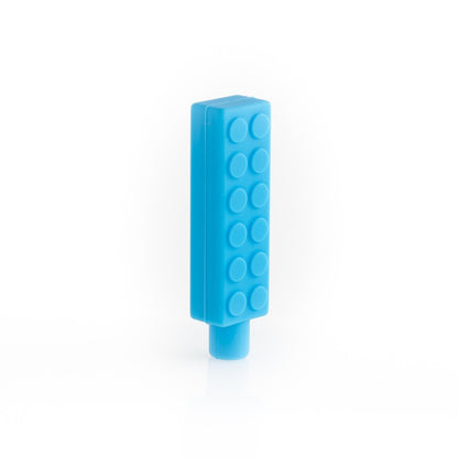 Silicone Teethers and Pendants Chewable Pencil Topper Sky Blue from Cara & Co Craft Supply