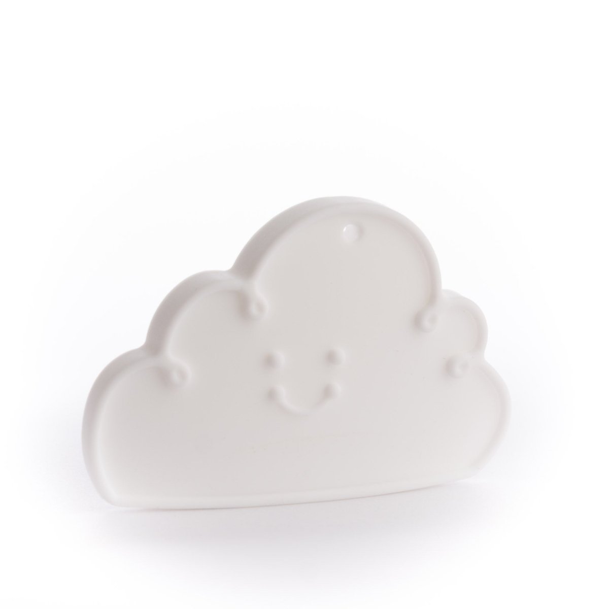 Silicone Teethers and Pendants Clouds White from Cara & Co Craft Supply