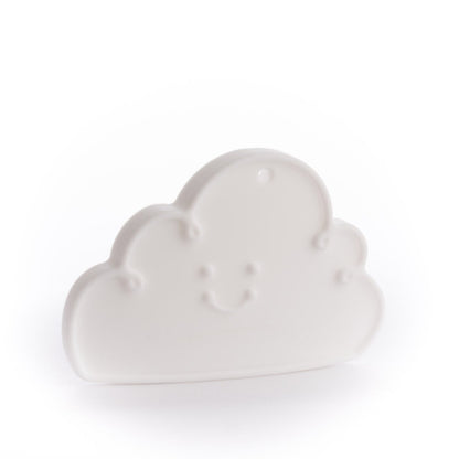 Silicone Teethers and Pendants Clouds White from Cara & Co Craft Supply