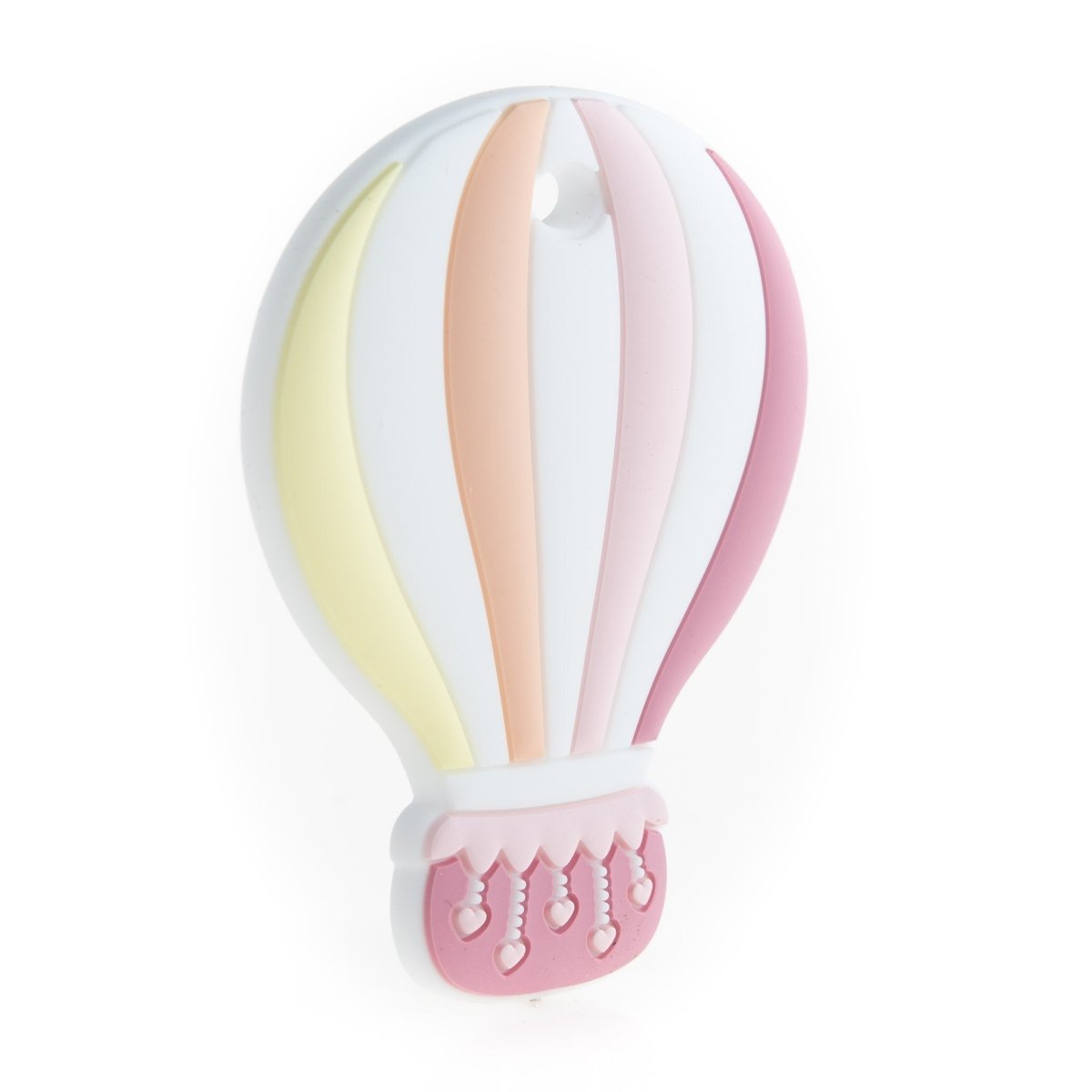 Silicone Teethers and Pendants Colorful Hot Air Balloons Dusk from Cara & Co Craft Supply