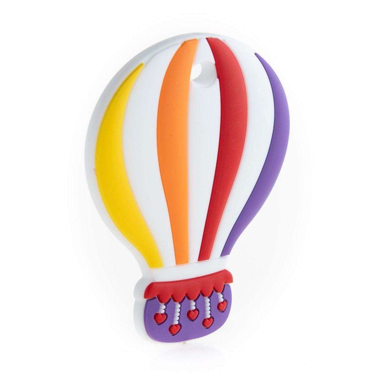 Silicone Teethers and Pendants Colorful Hot Air Balloons Twilight from Cara & Co Craft Supply