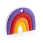 Silicone Teethers and Pendants Colorful Rainbows Twilight from Cara & Co Craft Supply