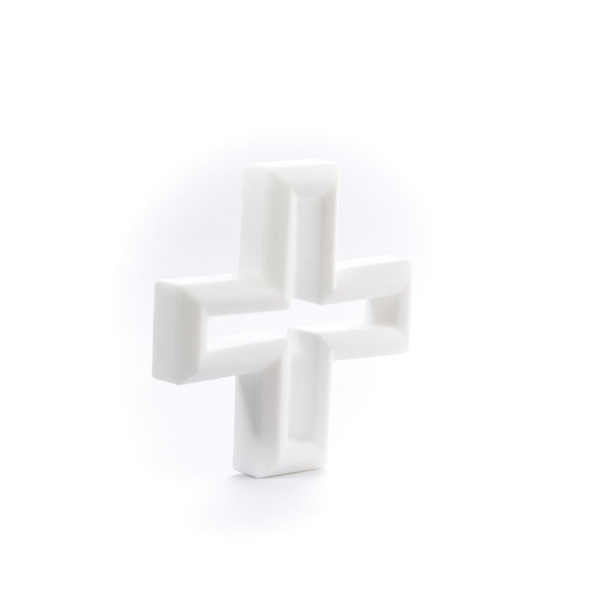 Silicone Teethers and Pendants Crosses White from Cara & Co Craft Supply