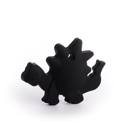Silicone Teethers and Pendants Dinosaurs Black from Cara & Co Craft Supply