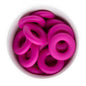 Silicone Teethers and Pendants Donuts Fuchsia from Cara & Co Craft Supply