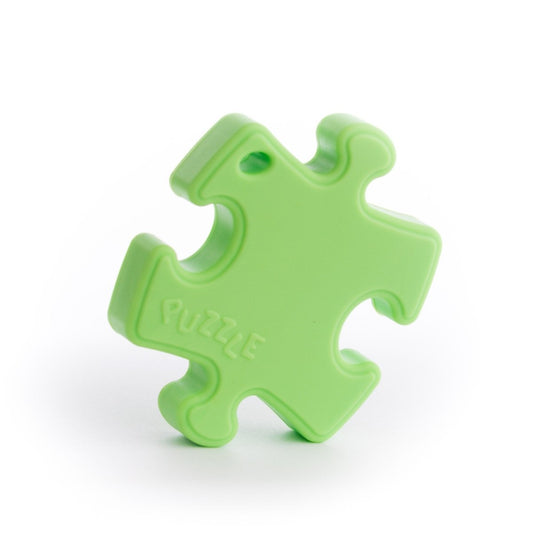 Silicone Teethers and Pendants Puzzle Green Apple from Cara & Co Craft Supply