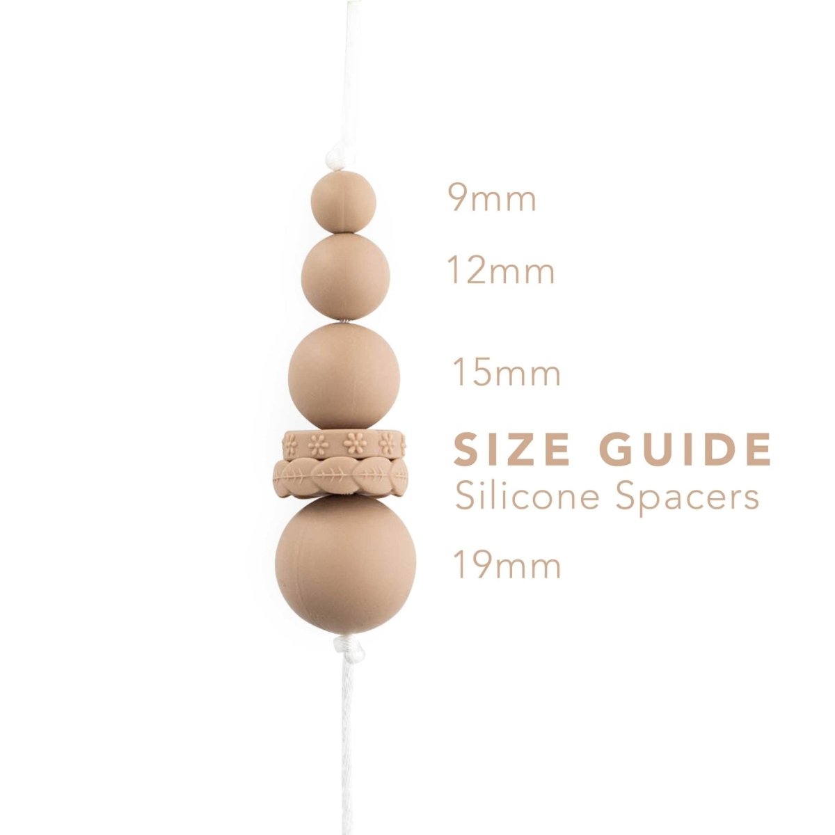 Spacer Beads Leaf Embossed Soft Pink from Cara & Co Craft Supply