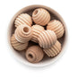 Wood Beads Beehive - Maple Wood 1.25" from Cara & Co Craft Supply