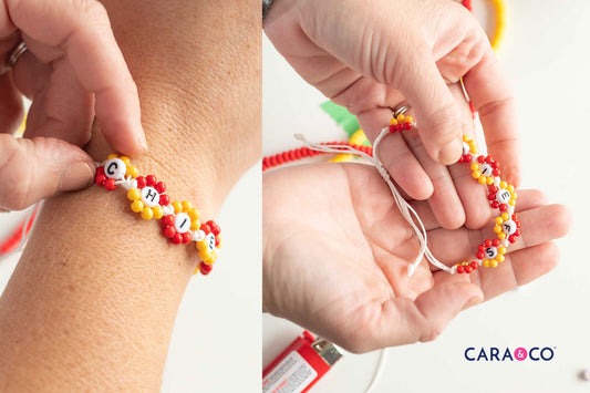 The Football Fans' Friendship Bracelet Tutorial