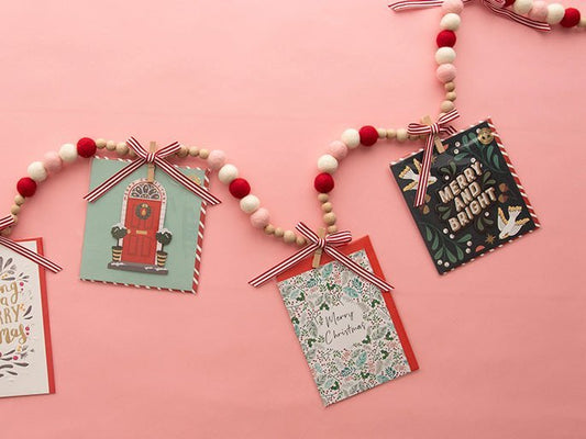 Christmas Card Garland - Cara & Co Craft Supply