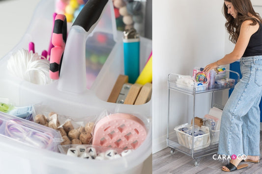 Handmade Home-preneur Storage Solutions - Cara & Co Craft Supply