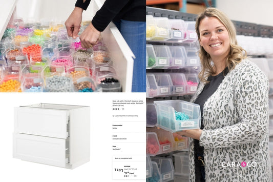 Organizing Your Shop Supplies - Cara & Co Craft Supply