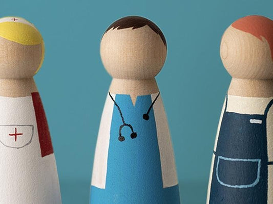 Painting Peg People - Cara & Co Craft Supply