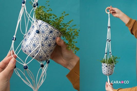 Tutorial: Corded Plant Hanger - Cara & Co Craft Supply