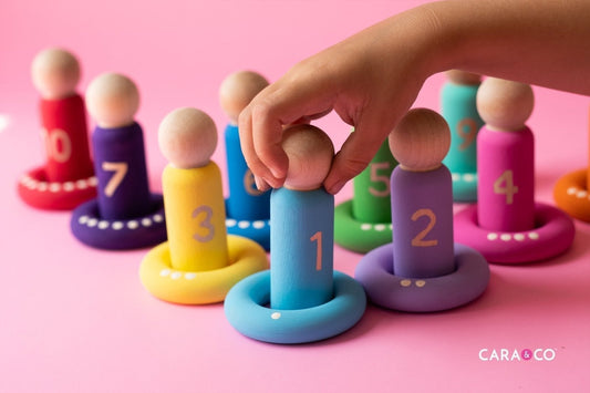 Tutorial: Peg People Counting Game - Cara & Co Craft Supply