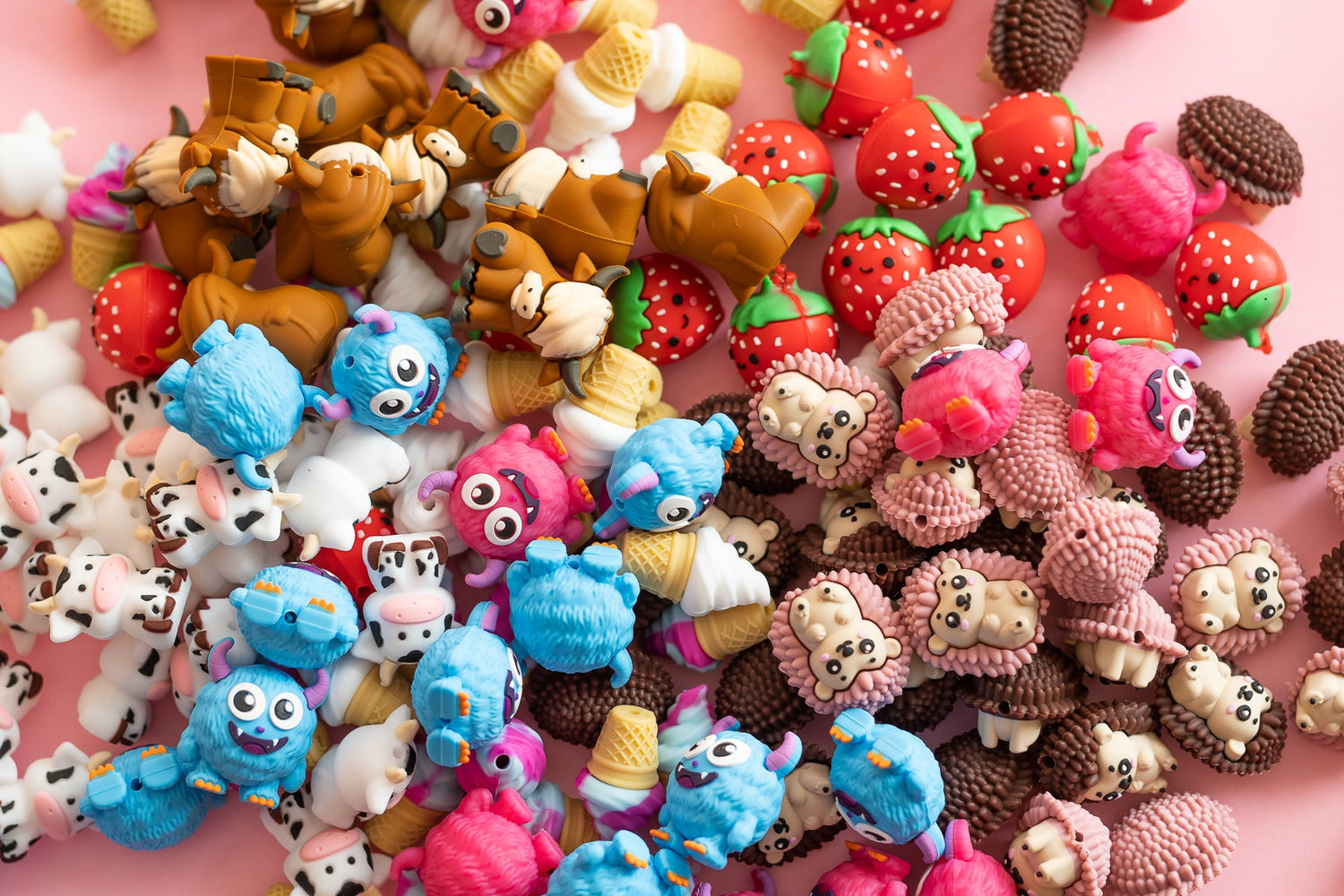 3D Silicone Focal Beads