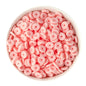 12mm Ribbed Silicone Spacer Beads Soft Pink for silicone bead crafting from Cara & Co Craft Supply