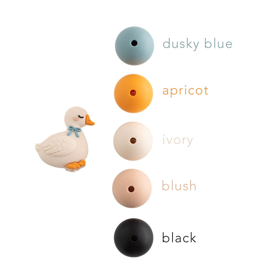 3D Goose Silicone Focal Beads