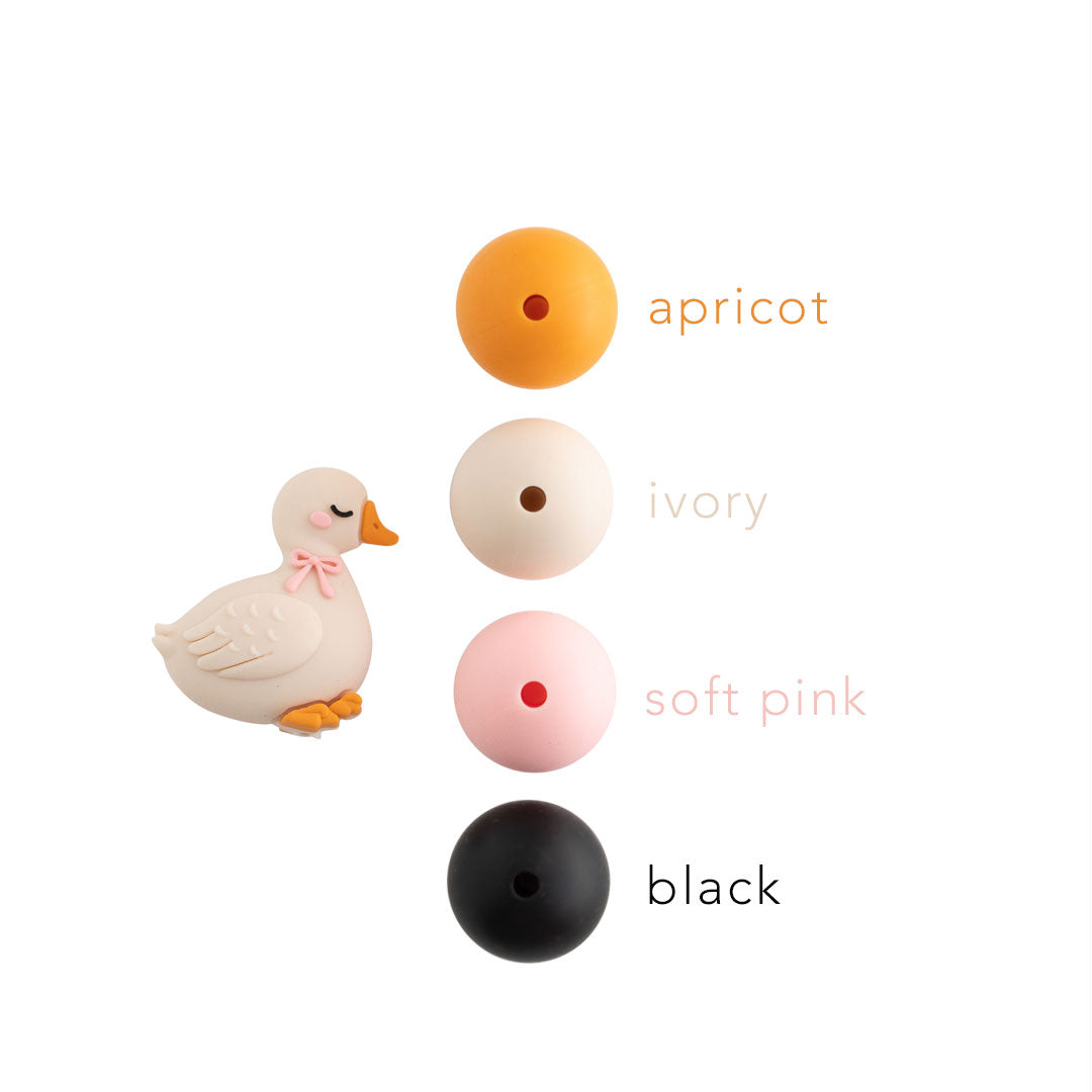 3D Goose Silicone Focal Beads