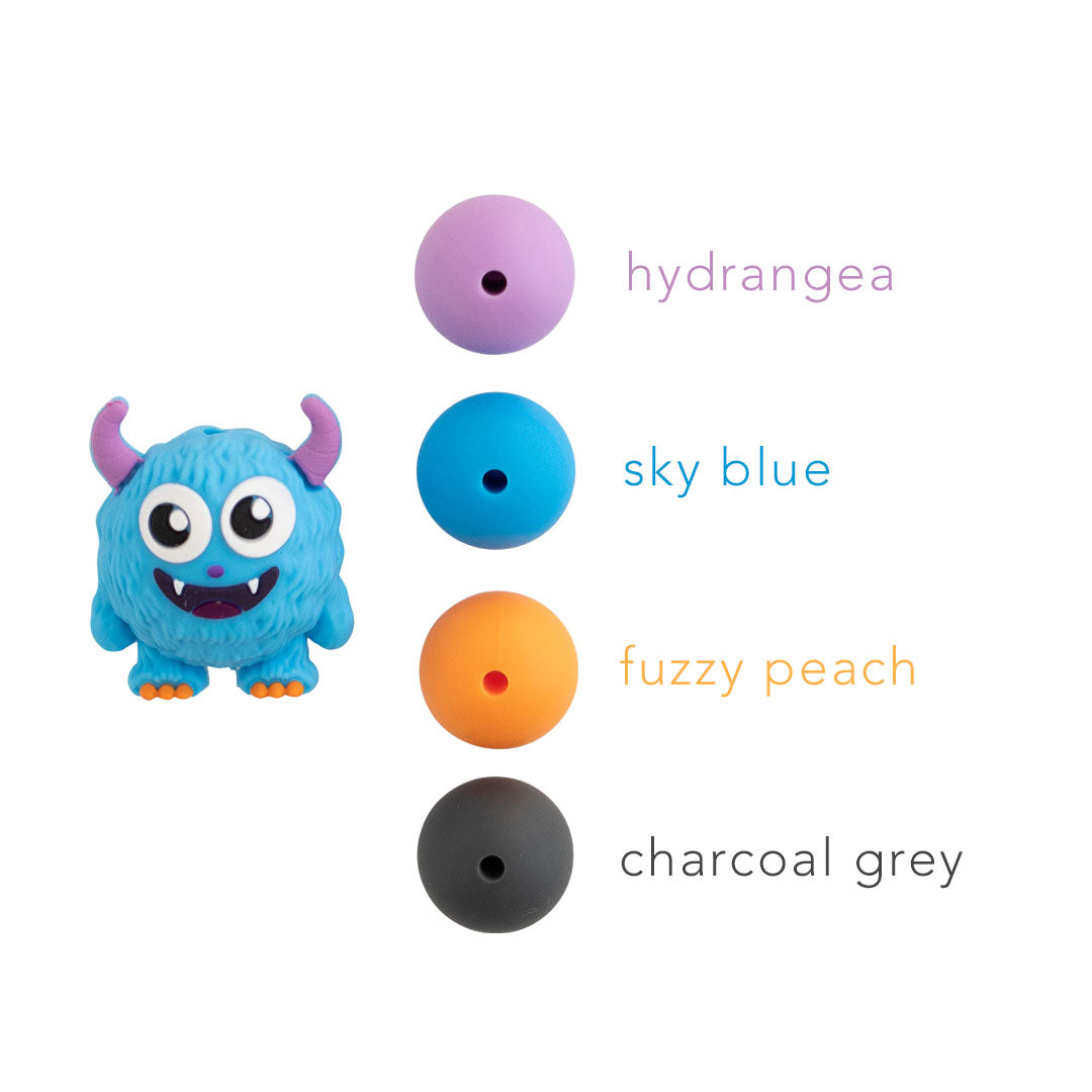3D Monster Silicone Focal Beads