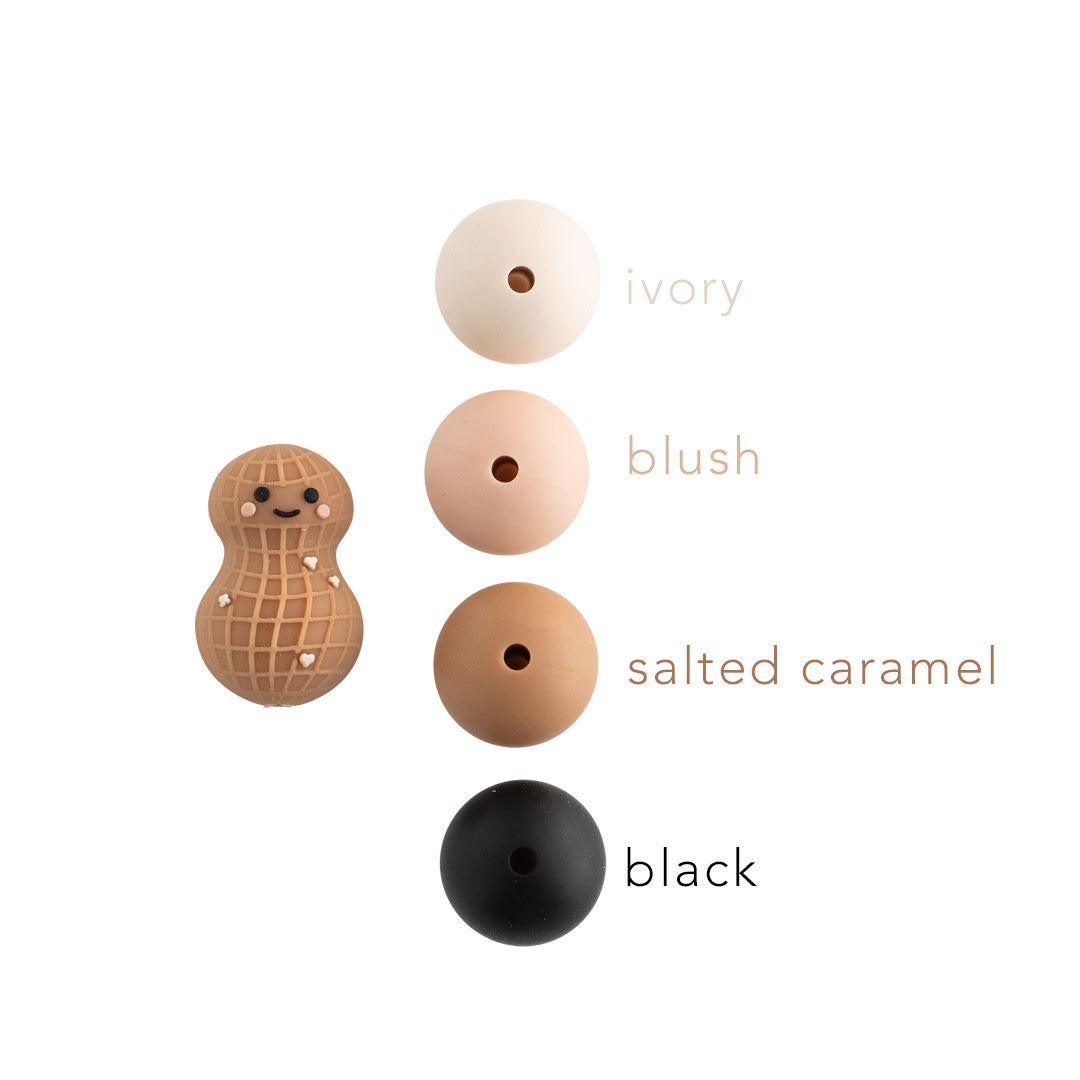 3D Peanut Silicone Focal Beads