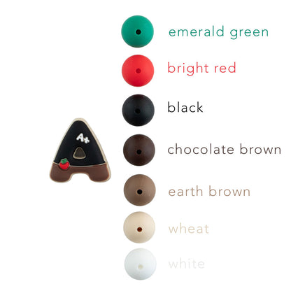 A+ Teacher Silicone Focal Beads
