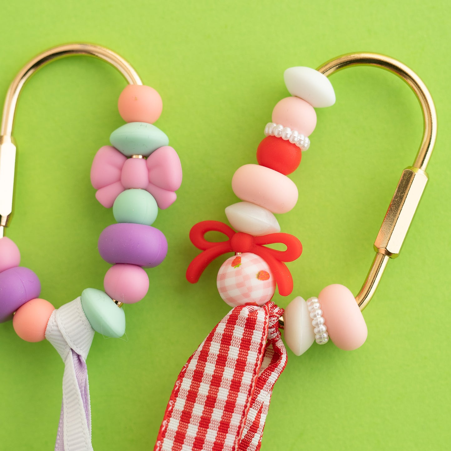 Bright Sunshine Carabiner Box silicone beads from crafting from Cara & Co Craft supply