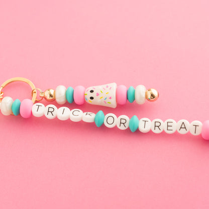 3D Sprinkle Ghost Silicone Focal Beads