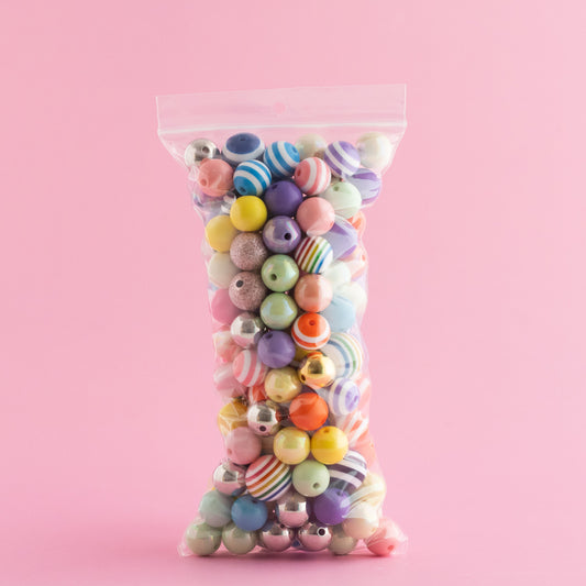 Acrylic Round Grab Bag for crafting from Cara & Co Craft Supply