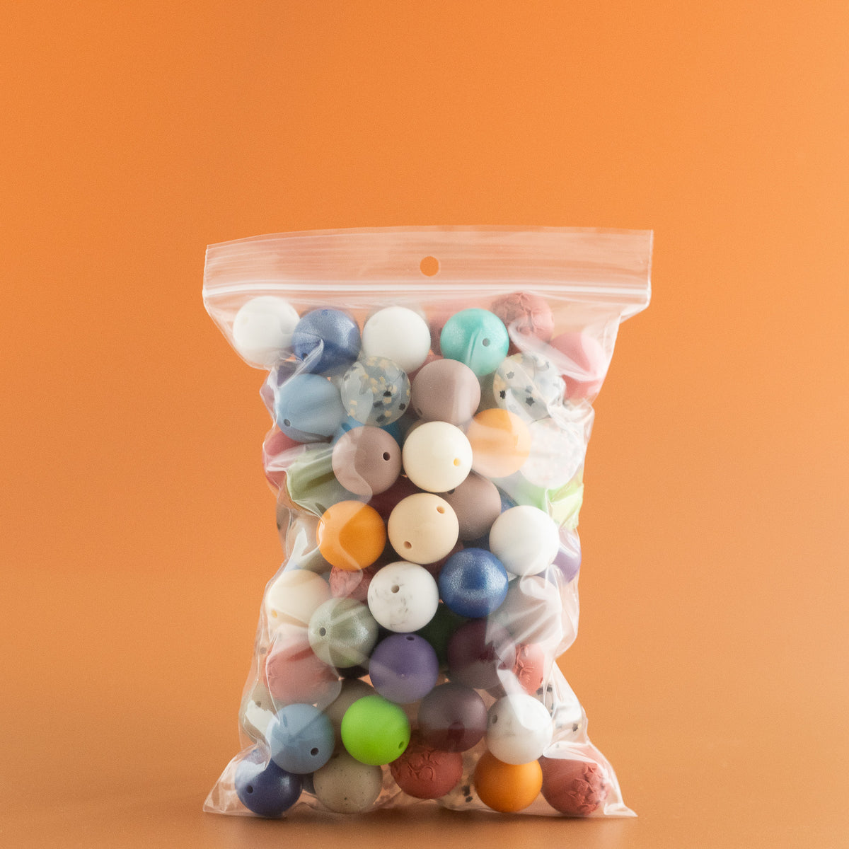 19mm Round Grab Bag for silicone bead crafting from Cara & Co Craft Supply