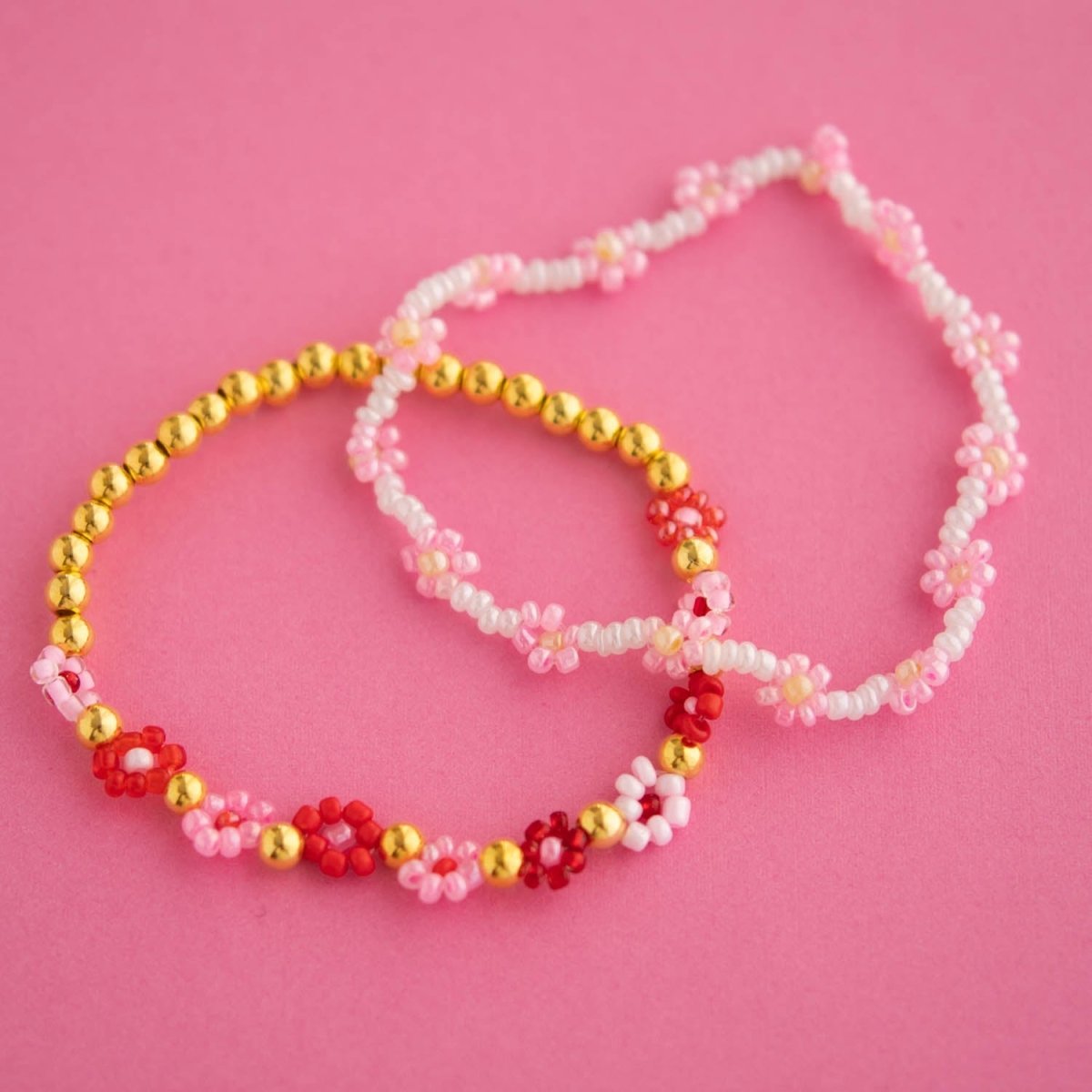 2mm Mixed Pink Seed Beads