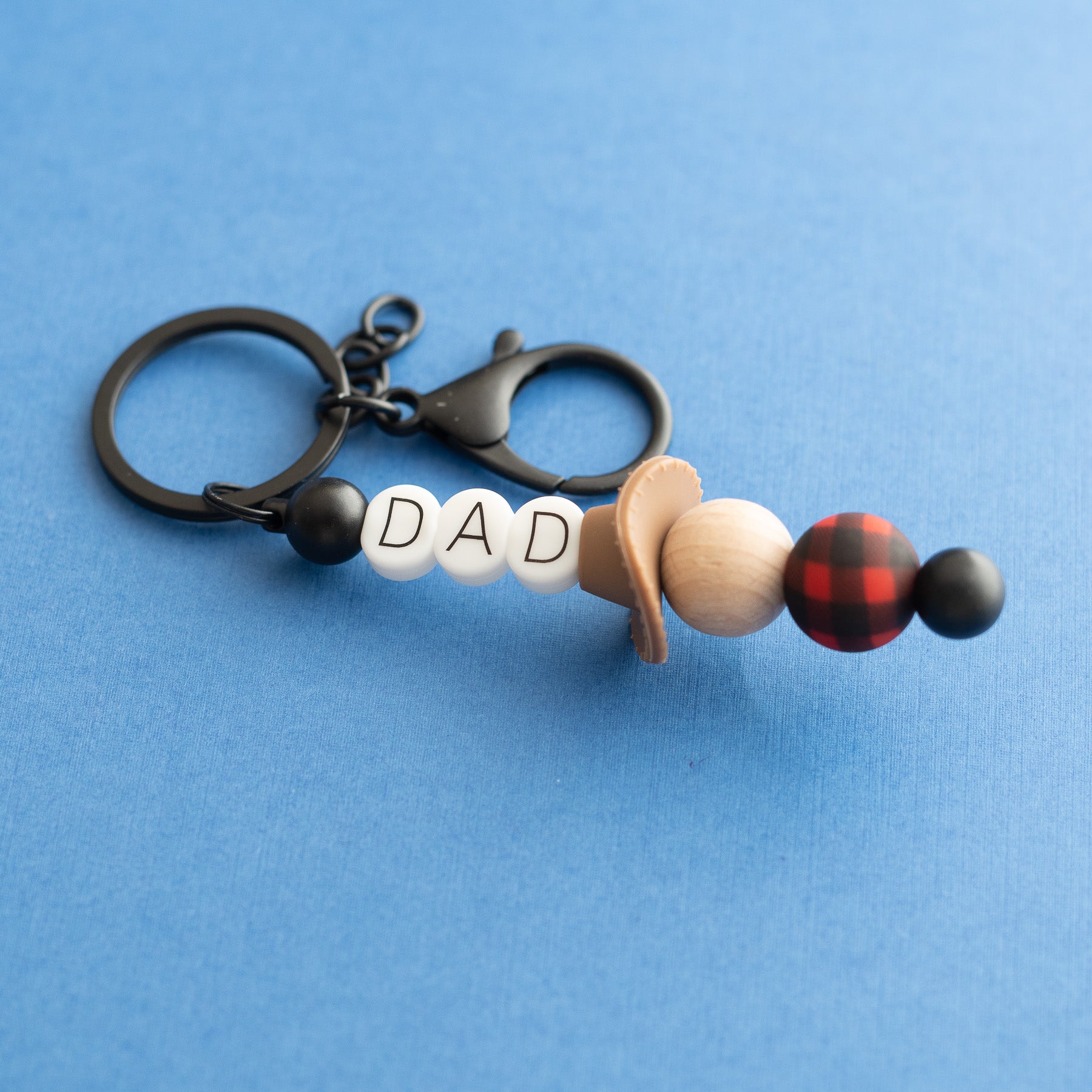 Shop the Image Howdy Dad Keychain Silicone Beads