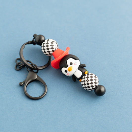 North Pole Pal Keychain Shop the Image using Silicone beads for crafting