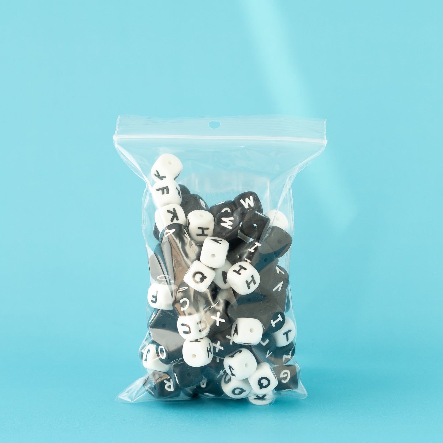 Alphabet Letters Grab Bags Silicone Beads from Cara & Co Craft Supply