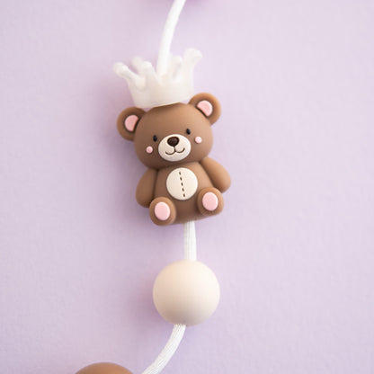 Crown Spacer Silicone Beads for silicone crafting from Cara & Co Crafting Supplies