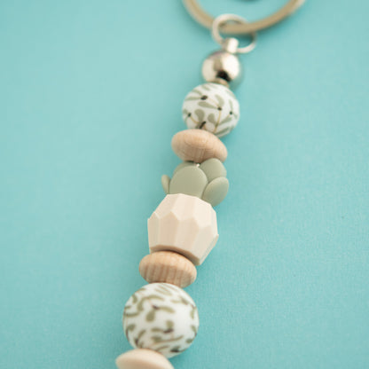 3D Succulent Silicone Focal Bead for crafting from Cara & Co Crafting Supplies